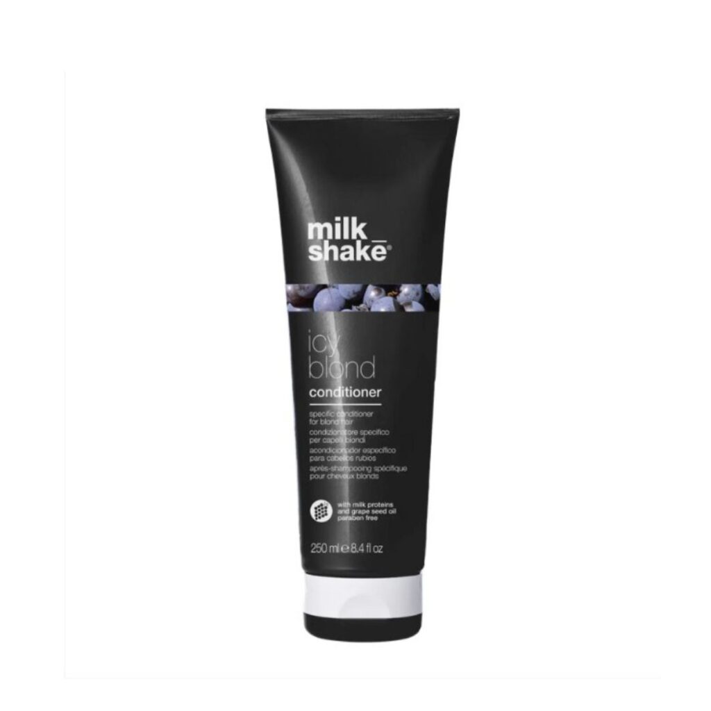 Milkshake Icy Blond Conditioner 250mL – Tone & Hydrate Blonde, Silver & Grey Hair